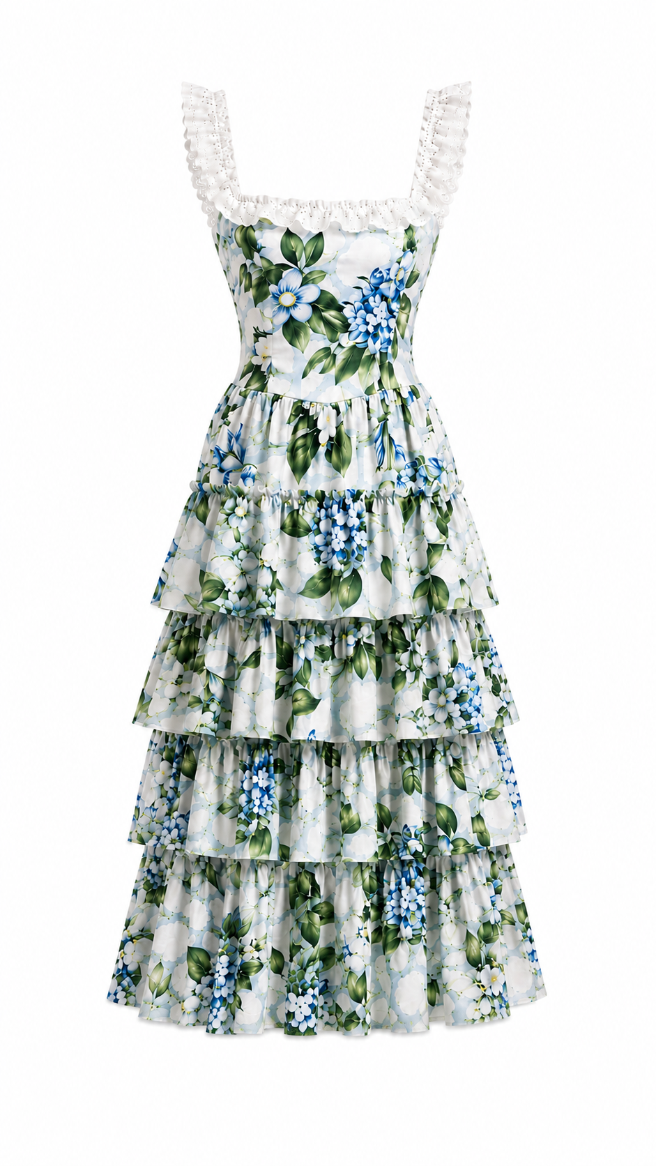 BLUE BLOOM DRESS